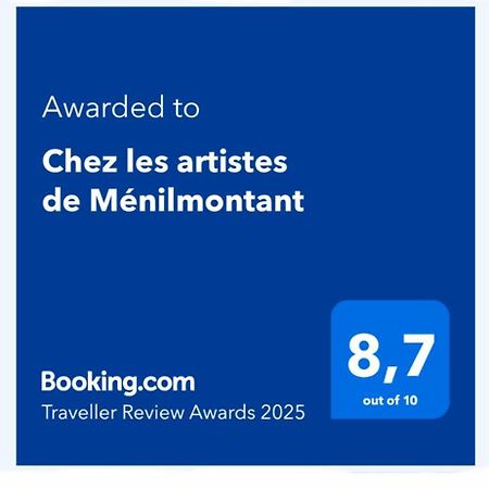 Chez Les Artistes De Menilmontant Apartment Paris Bagian luar foto